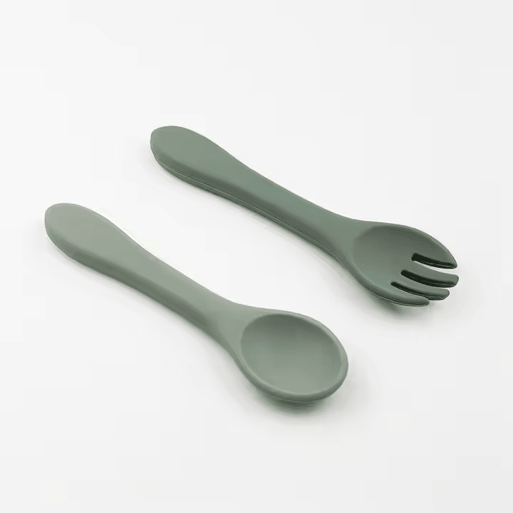 Set Cuchara y Tenedor Verde Salvia Amorino