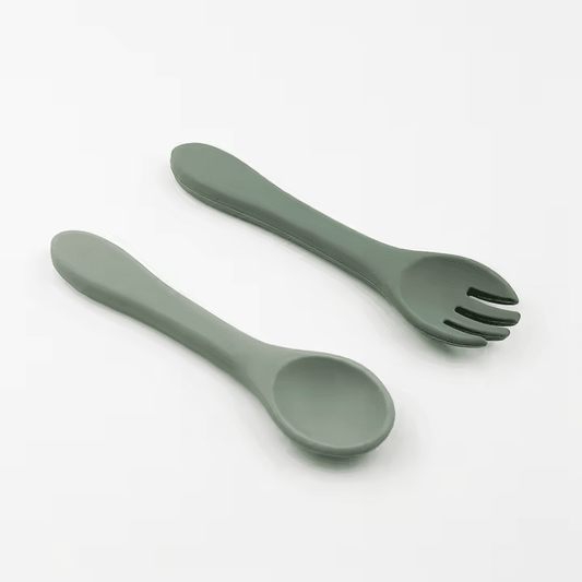 Set Cuchara y Tenedor Verde Salvia Amorino