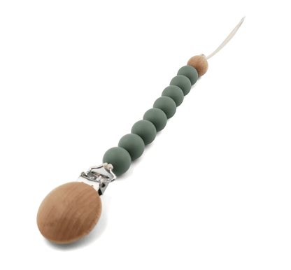 Clip Para Chupete Verde Salvia Amorino