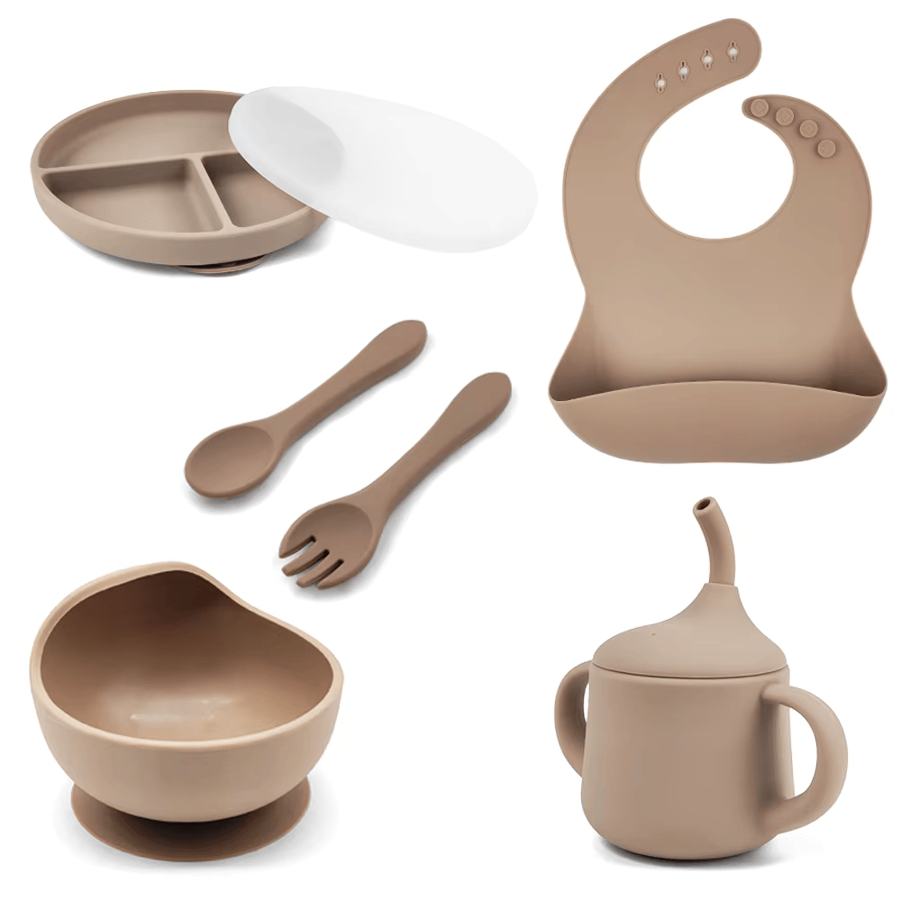 Set de Alimentación completo Taupe - Amorino